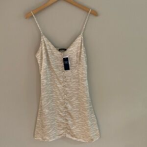 Abercrombie & Fitch Cream Mini Dress